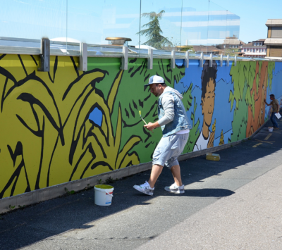 La fresque de Cosey à Pully: une réalisation vraiment régionale